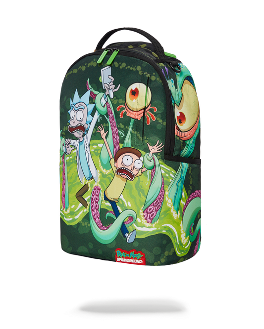 SPRAYGROUND® BACKPACK RICK & MORTY PORTAL SHARKMOUTH BACKPACK (DLXR)