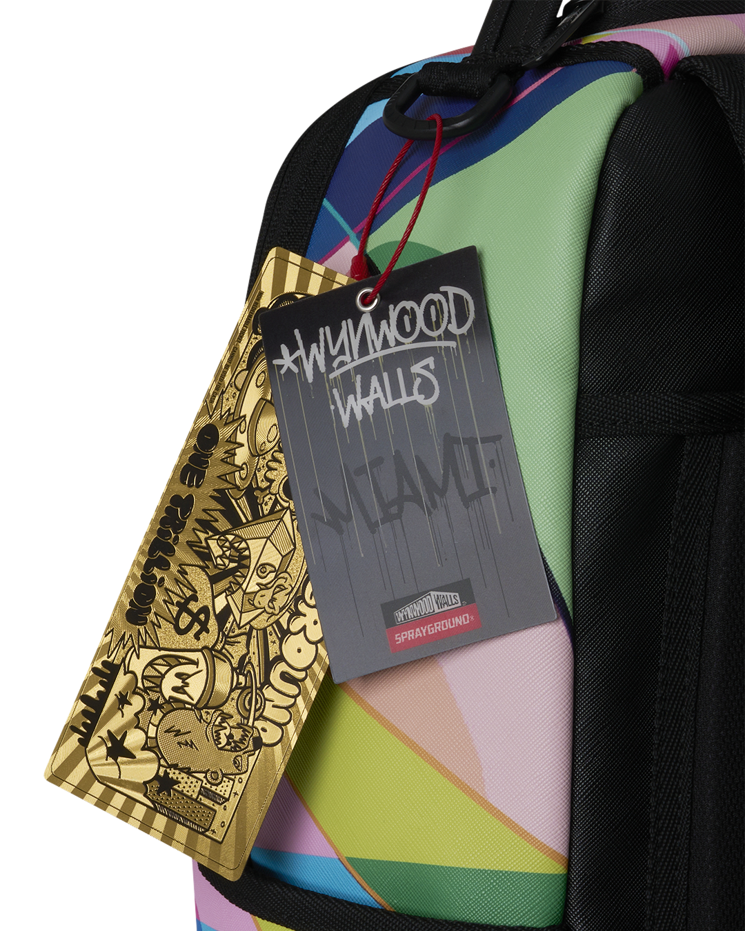 SPRAYGROUND® BACKPACK WYNWOOD WALLS COLLAB ELLE STREET ART B BALL COURT BACKPACK