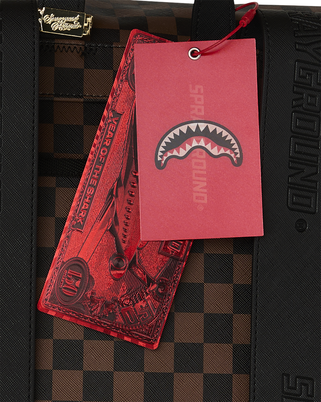 SPRAYGROUND® BACKPACK RED REDEMPTION MONTE CARLO BACKPACK