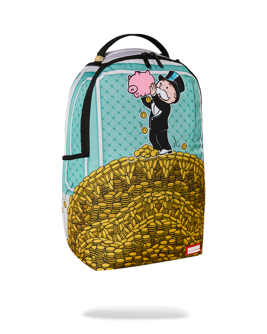 SPRAYGROUND® BACKPACK MONOPOLY MONEY PILE SHARK BACKPACK