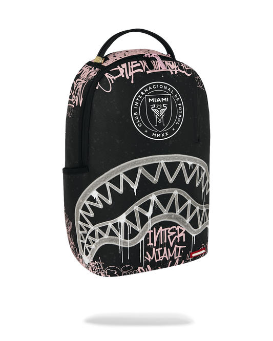 SPRAYGROUND® BACKPACK MLS COLLAB - INTERMIAMI STREETART (BLK) DLXSV BACKPACK