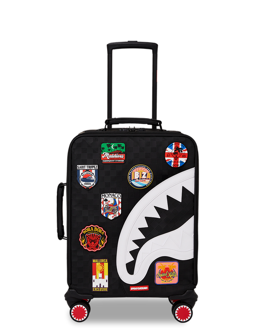 SPRAYGROUND® LUGGAGE GLOBAL MOGUL BILLIONAIRE IMPERIAL CARRY-ON LUGGAGE