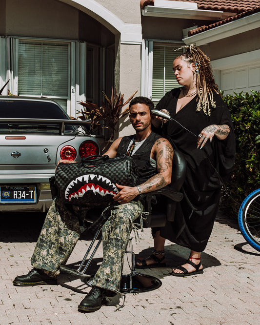 SPRAYGROUND® DUFFLE SHARKS IN PARIS THUNDERDRIP DUFFLE