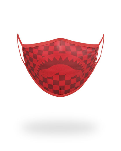 SPRAYGROUND® FASHION MASK SHARKS IN PARIS (RED) FORM-FITTING MASK