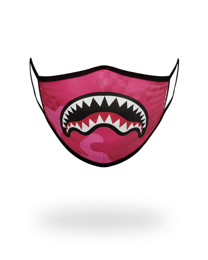 SPRAYGROUND® FASHION MASK PINK ANIME SHARK FORM-FITTING MASK