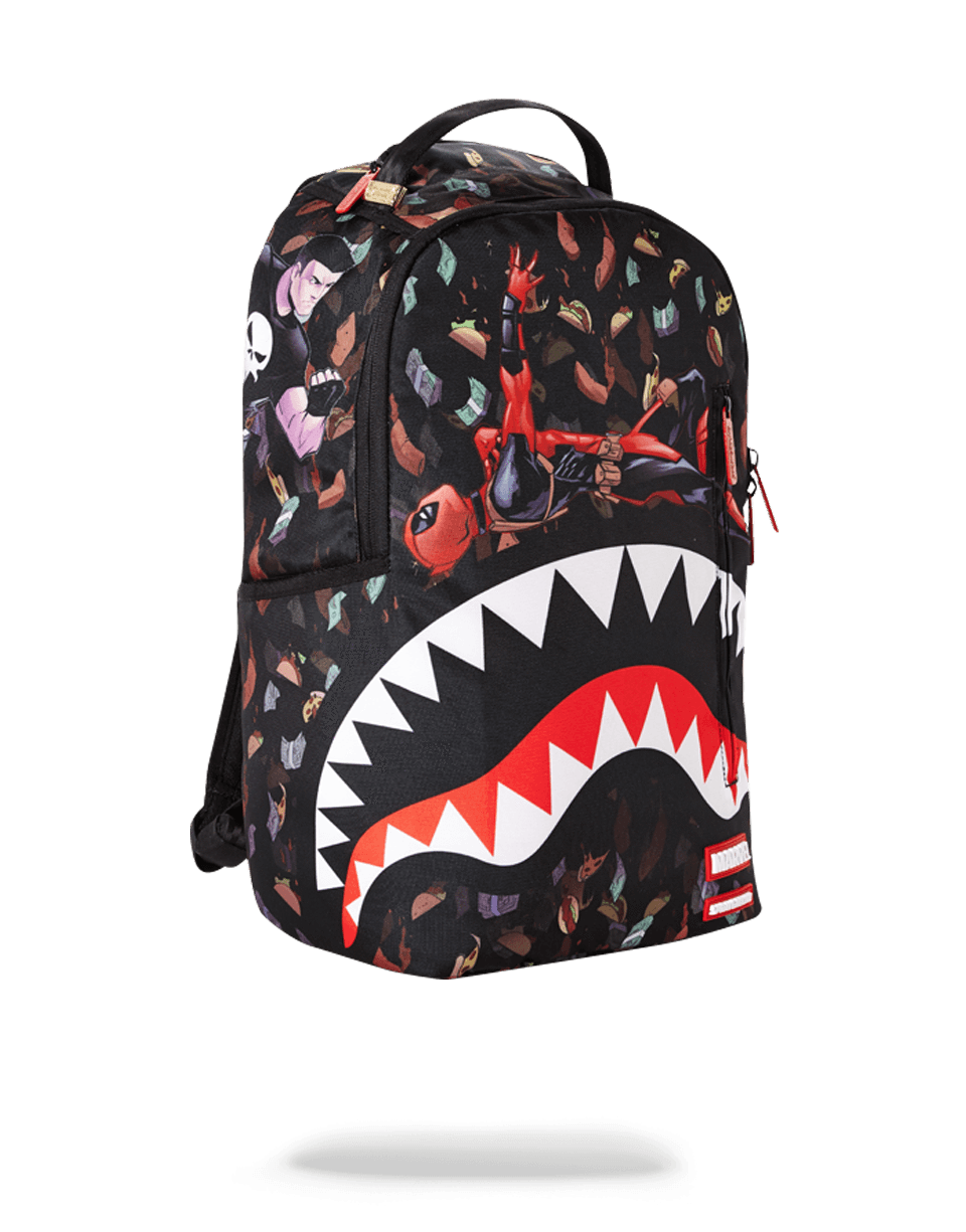 SPRAYGROUND® BACKPACK DEADPOOL TACO$ RAIN SHARK