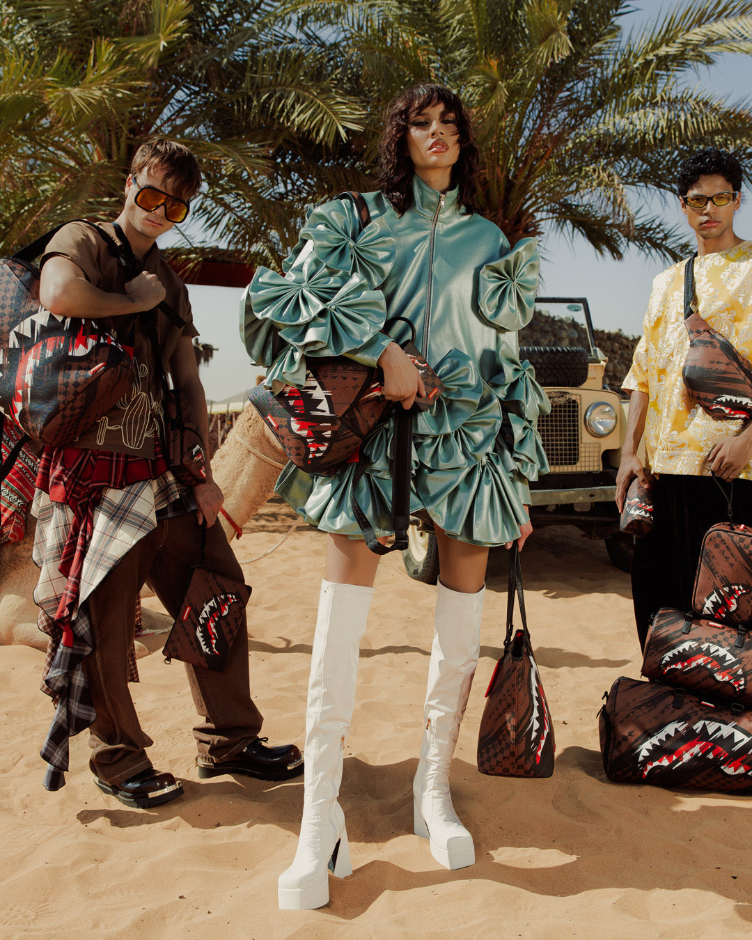 SPRAYGROUND® DUFFLE SMEARED GRUNGE DUFFLE