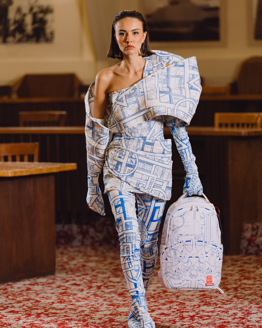 SPRAYGROUND® BACKPACK FRANK LLOYD WRIGHT BLUEPRINT BACKPACK