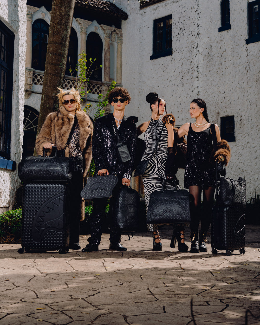 SPRAYGROUND® BRIEFCASE THE GHOST MAISON CURVED BRIEFCASE