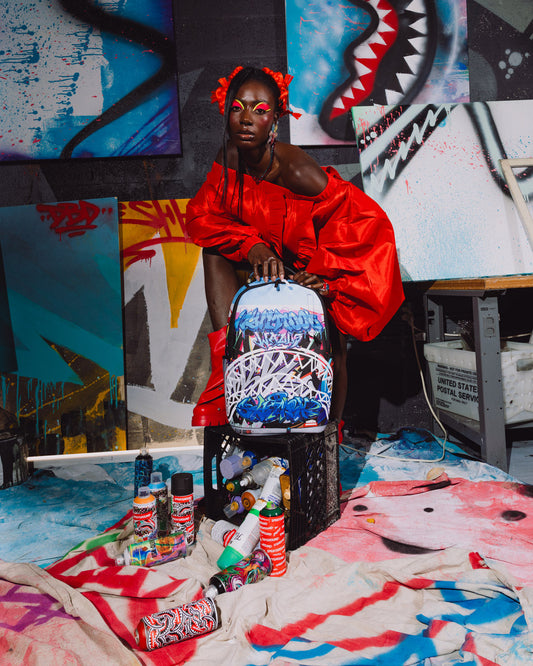 SPRAYGROUND® BACKPACK WYNWOOD WALLS COLLAB MURAL MUSEUM BACKPACK