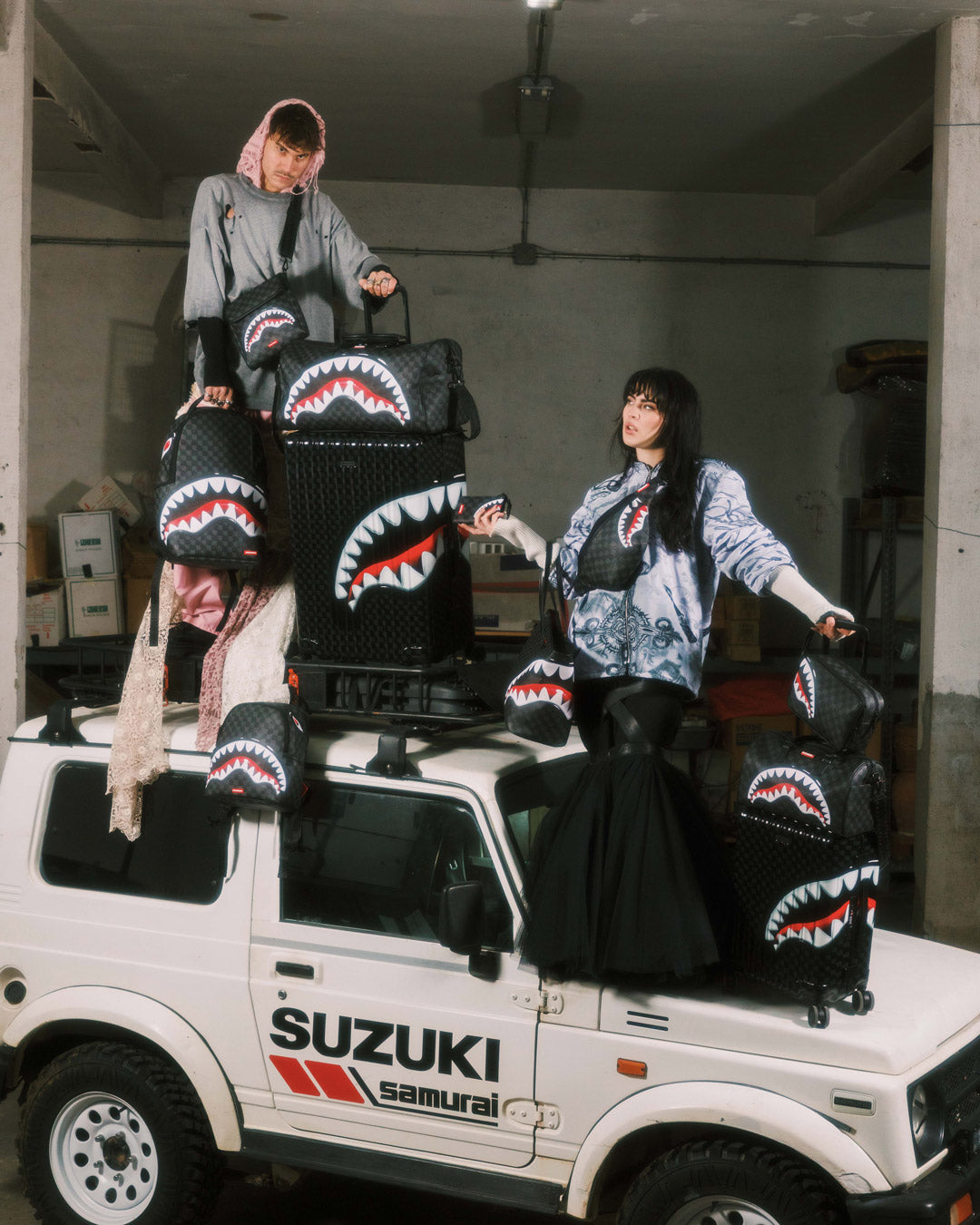 SPRAYGROUND® WALLET SHARKS IN PARIS BALLOON BLACK WALLET