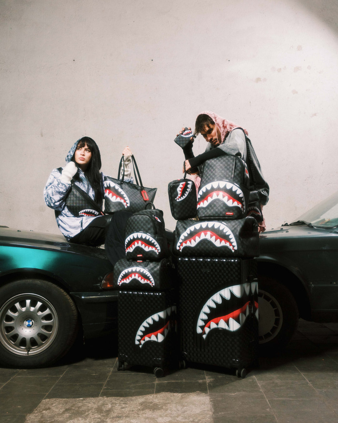 SPRAYGROUND® WALLET SHARKS IN PARIS BALLOON BLACK WALLET