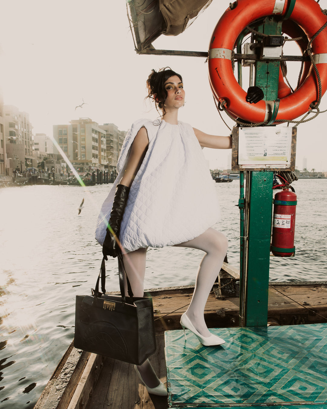 SPRAYGROUND® TOTE GOLD BRICK LUXE TORTUGA TOTE
