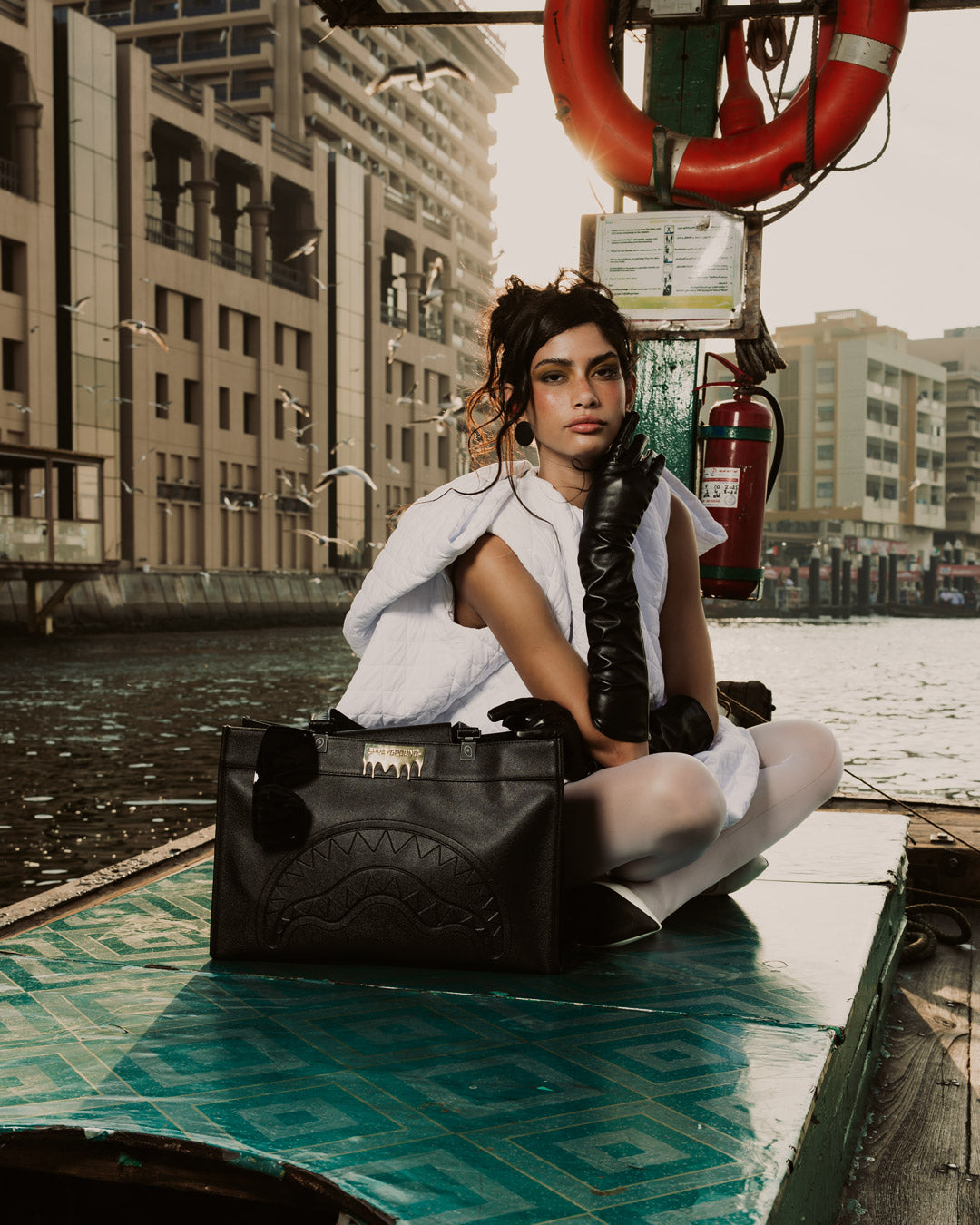 SPRAYGROUND® TOTE GOLD BRICK LUXE TORTUGA TOTE