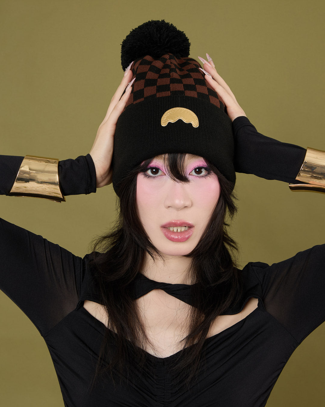 SPRAYGROUND® HAT SHARKS IN PARIS PUFF BEANIE