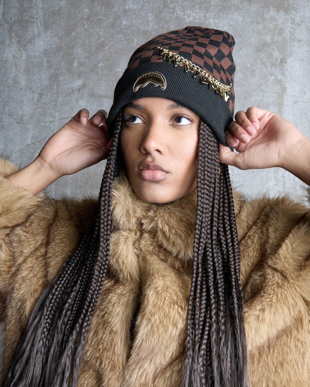 SPRAYGROUND® HAT CHARMING SHARKS IN PARIS BEANIE