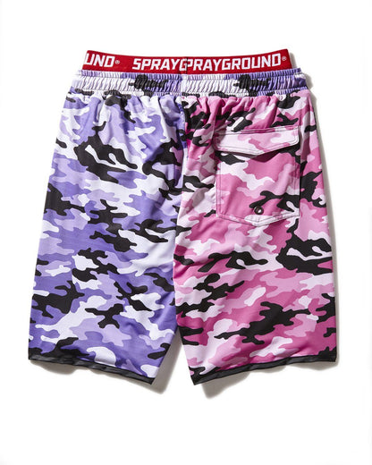 SPRAYGROUND® SWIM SPLIT CAMO CORTO SWIM TRUNKS