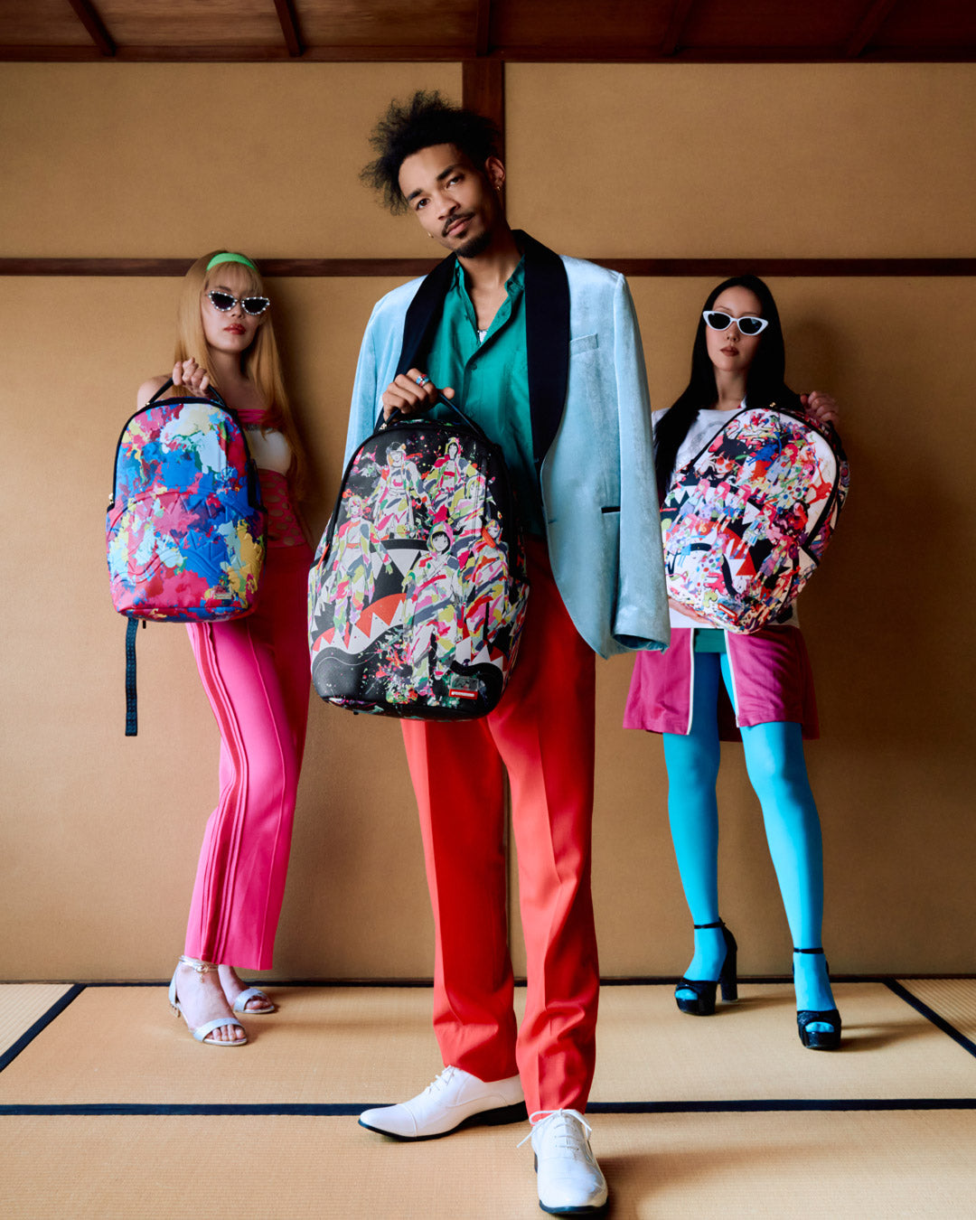 SPRAYGROUND® BACKPACK COLLABORTION HIDEKI SAIJO KAWAII CHAOS BACKPACK