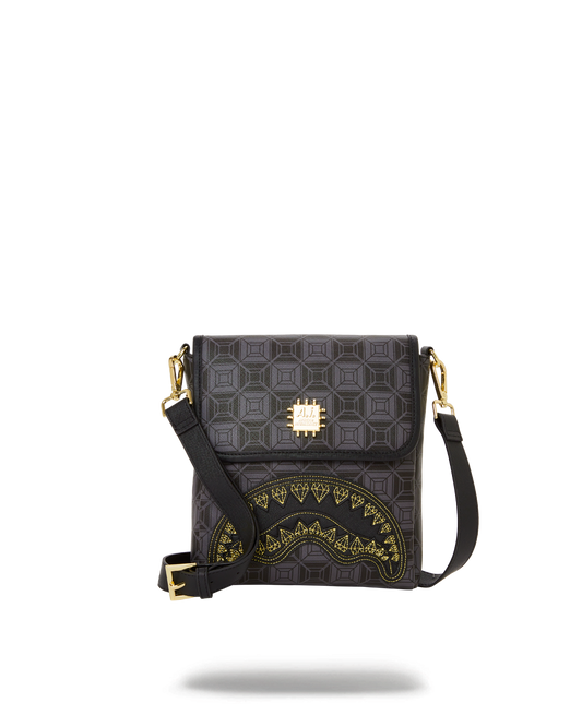 SPRAYGROUND® SLING OBSIDIAN STUNNER A.i.6 SANDFLOWER COLLAB LARGE SLING