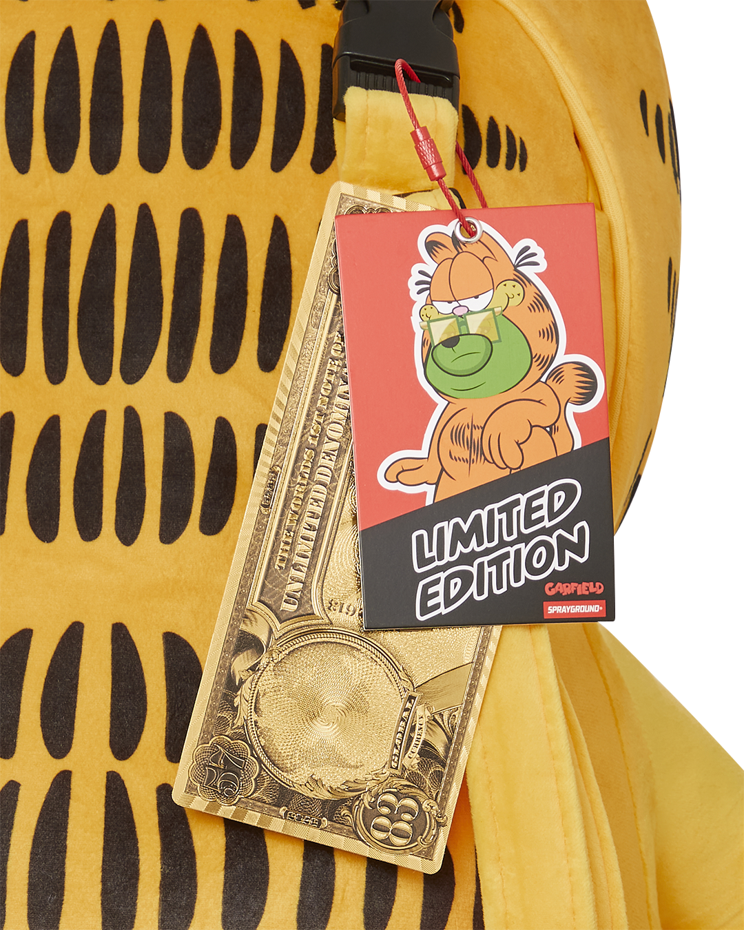 SPRAYGROUND® BACKPACK GARFIELD MONEYBEAR SUIT TEDDYBEAR BACKPACK