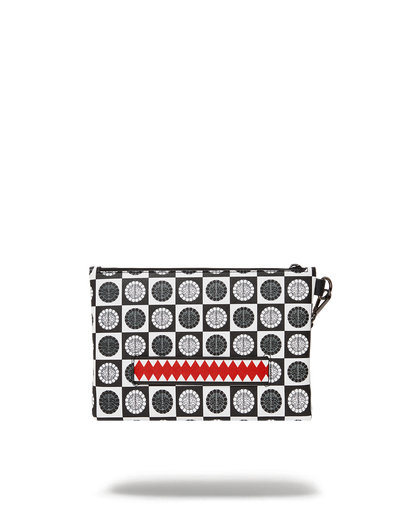 SPRAYGROUND® POUCHETTE POODLE CHECK RON ENGLISH COLLAB POUCHETTE