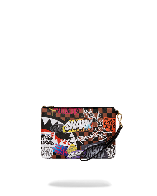 SPRAYGROUND® POUCHETTE SHARKS IN PARIS THE RIZZ CROSSOVER CLUTCH