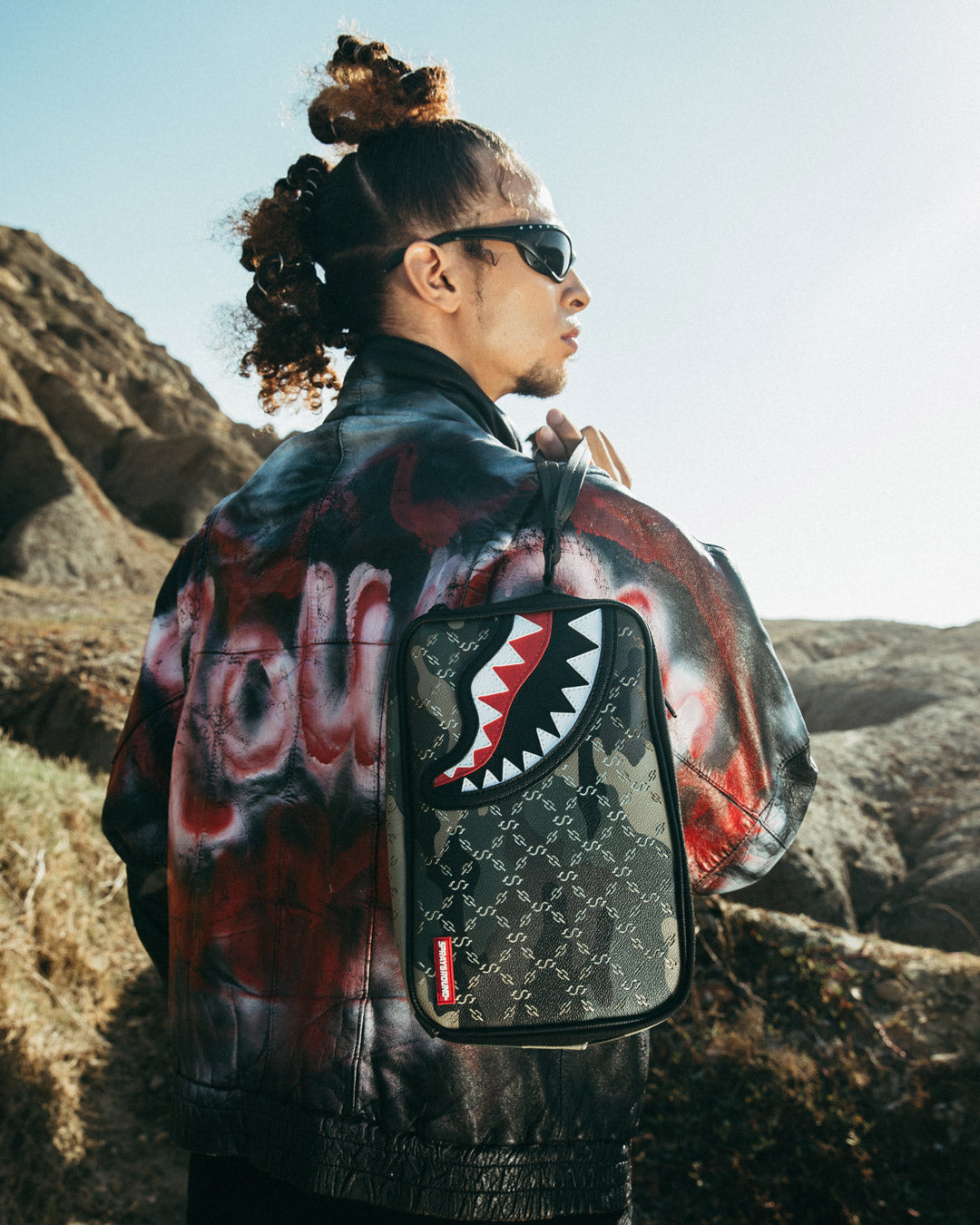 SPRAYGROUND® TOILETRY LASERS BLAZIN TOILETRY BRICKSIDE BAG