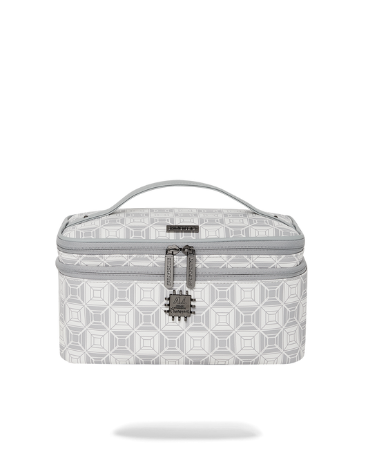 SPRAYGROUND® TOILETRY A.I.8 AFRICAN INTELLIGENCE BOOKED & BUSY COSMETIC CASE