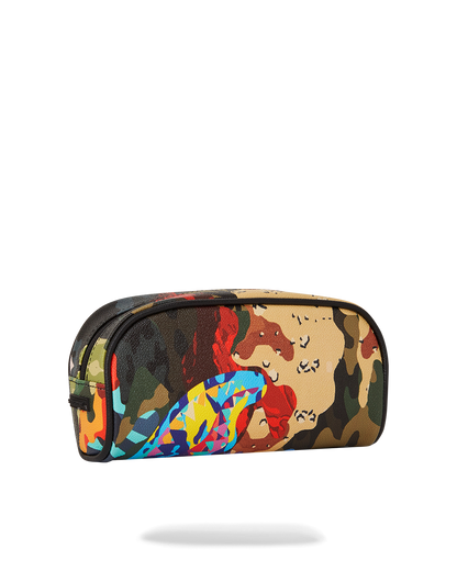 SPRAYGROUND® POUCH SLICED AND DICED CAMO POUCH