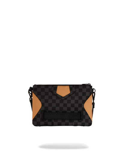 SPRAYGROUND® POUCHETTE EVIL TRIPLE DECKER CROSSOVER CLUTCH
