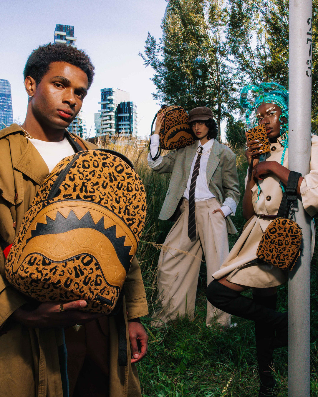 SPRAYGROUND® BACKPACK CHEETAH CHENILLE SAVAGE BACKPACK