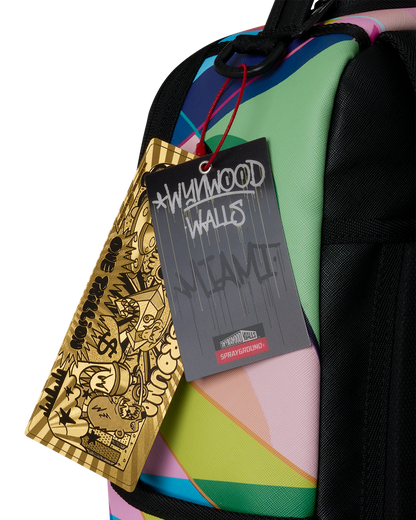 SPRAYGROUND® BACKPACK WYNWOOD WALLS COLLAB ELLE STREET ART B BALL COURT BACKPACK