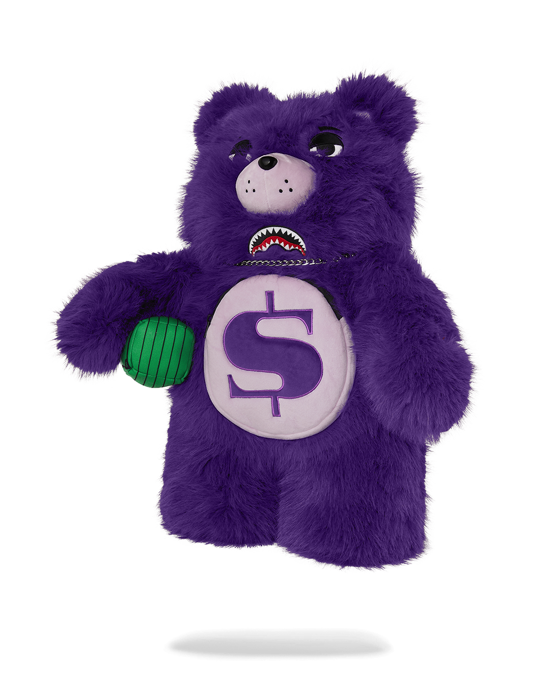 SPRAYGROUND® BACKPACK FURZILLA SHARK (PURP) MONEYBEAR BACKPACK