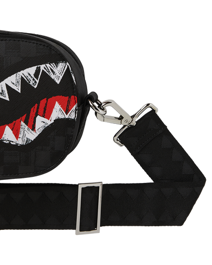 SPRAYGROUND® SLING SCRIBBLE SHARK BACKPACK SLING