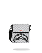 SPRAYGROUND® SLING BLACK STENCIL SHARK MESSENGER SLING