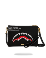 SPRAYGROUND® POUCHETTE SHARK CENTRAL KNIT CROSSOVER CLUTCH