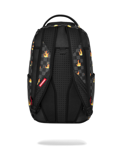 SPRAYGROUND® BACKPACK SCRIBBLE FIRE CHECK BACKPACK