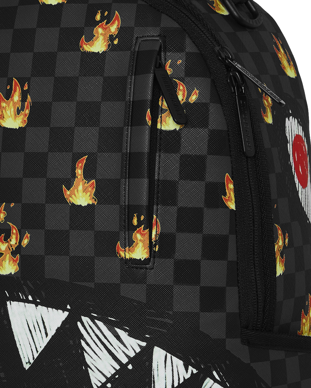 SPRAYGROUND® BACKPACK SCRIBBLE FIRE CHECK BACKPACK