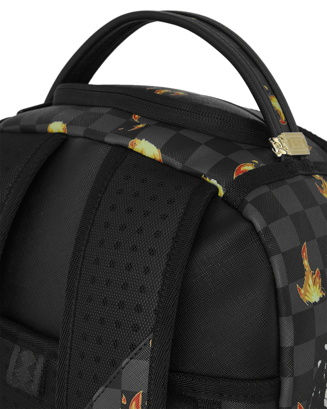 SPRAYGROUND® BACKPACK SCRIBBLE FIRE CHECK BACKPACK