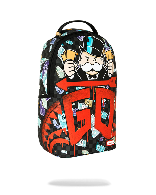 SPRAYGROUND® BACKPACK MONOPOLY GO SHARKMOUTH STENCIL BACKPACK