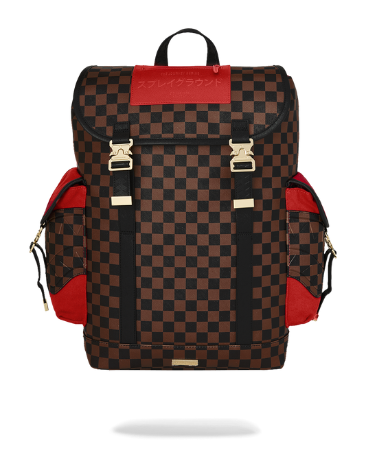 SPRAYGROUND® BACKPACK RED REDEMPTION MONTE CARLO BACKPACK