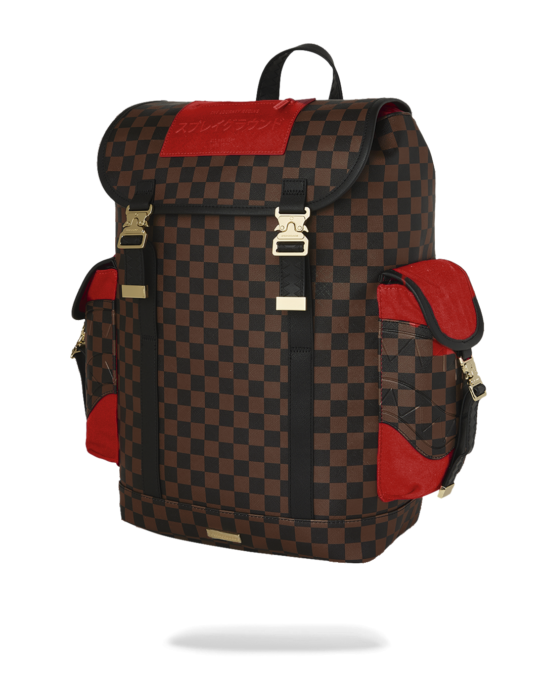 SPRAYGROUND® BACKPACK RED REDEMPTION MONTE CARLO BACKPACK