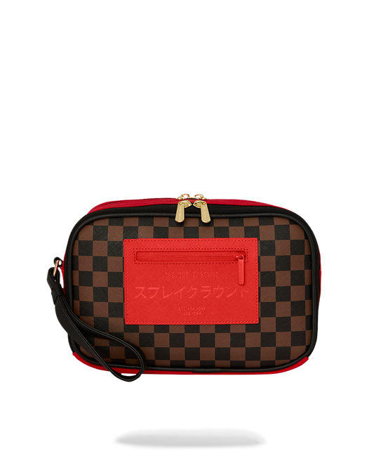 SPRAYGROUND® TOILETRY RED REDEMPTION TOILETRY BRICK
