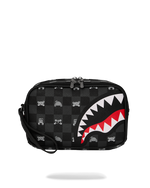 SPRAYGROUND® TOILETRY GRAY PEEKING CHARACTER CHECK TOILETRY BRICK