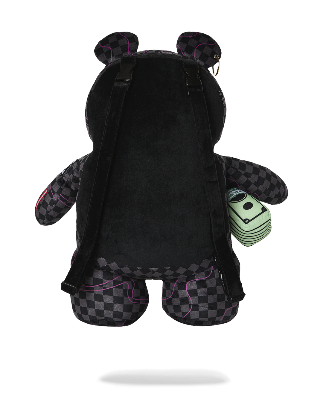 SPRAYGROUND® BACKPACK PURPLE SLIME TAKEOVER MONEYBEAR BACKPACK
