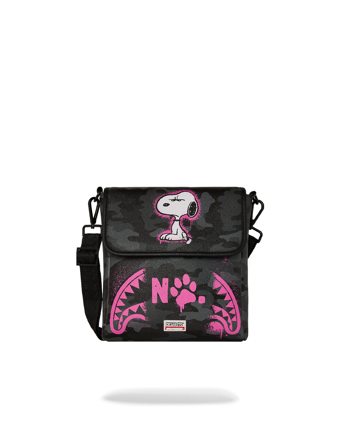 SPRAYGROUND® SLING SNOOPY PINK STENCIL MESSENGER SLING