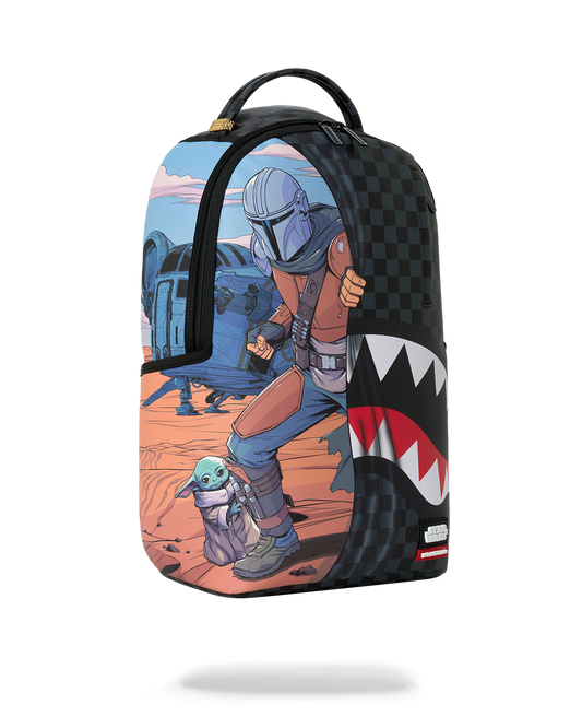 SPRAYGROUNDÂ® BACKPACK STAR WARS MANDO AND GROKU REVEAL BACKPACK
