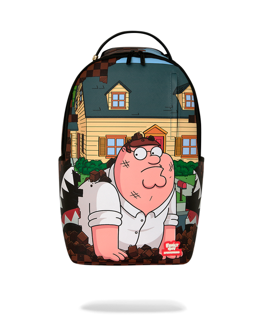 SPRAYGROUNDÂ® BACKPACK FAMILY GUY PETER FALLING THROUGH WALL BACKPACK