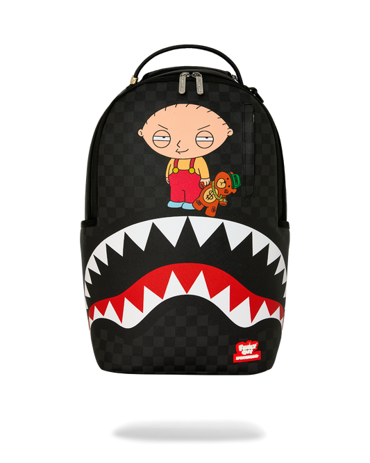 SPRAYGROUND® BACKPACK FAMILY GUY STEWIE HOLDING BEAR KEYCHAIN BACKPACK