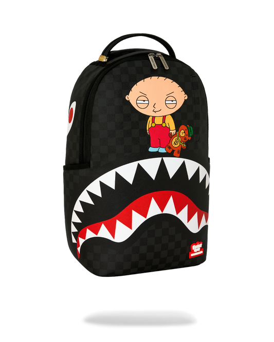 SPRAYGROUND® BACKPACK FAMILY GUY STEWIE HOLDING BEAR KEYCHAIN BACKPACK